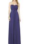 Robe demoiselle d'honneur plissé longue longueur au niveau de sol ruché en chiffon - photo 1