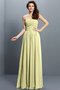 Robe demoiselle d'honneur plissé manche nulle en chiffon avec fronce avec zip - photo 8