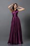 Robe demoiselle d'honneur longue plissage de princesse en satin soyeux ligne a - photo 6