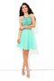 Robe de graduation bref en chiffon de princesse avec sans manches 2 pice - photo 3