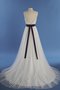 Robe de mariée distinguée facile longue plissé ligne a - photo 2