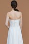 Robe demoiselle d'honneur naturel avec perle de col en cœur manche nulle a-ligne - photo 7