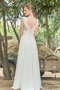 Robe de mariée luxueux jusqu'au sol en chiffon avec manche courte ligne a - photo 2