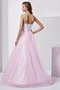 Robe de quinceanera naturel jusqu'au sol de bustier cordon de mode de bal - photo 2