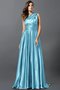 Robe demoiselle d'honneur longue plissage de princesse en satin soyeux ligne a - photo 15