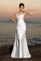 Robe de mariée longue col u profond appliques avec perle en plage - photo 1