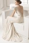 Robe de mariée delicat modeste avec manche courte avec bouton avec perle - photo 2