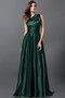 Robe demoiselle d'honneur longue plissage de princesse en satin soyeux ligne a - photo 21