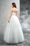 Robe de mariée longue avec zip de princesse avec perle manche nulle - photo 2