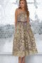 Robe de bal plissage romantique cordon avec ruban trou de serrure - photo 1