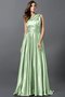 Robe demoiselle d'honneur longue plissage de princesse en satin soyeux ligne a - photo 38