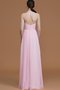 Robe demoiselle d'honneur ligne a avec chiffon de princesse ruché fermeutre eclair - photo 36