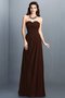 Robe demoiselle d'honneur longue avec chiffon de princesse au drapée avec zip - photo 7