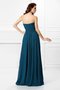 Robe demoiselle d'honneur plissage longue en chiffon a-ligne de princesse - photo 30