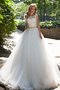 Robe de mariée vintage discrete avec perle manche nulle cordon - photo 1