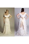 Robe de mariée vintage facile fermeutre eclair ligne a lache