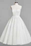 Robe de mariée plissage facile romantique v encolure a-ligne