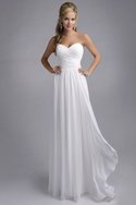 Robe de mariée décontracté avec chiffon avec lacets ruché de traîne courte