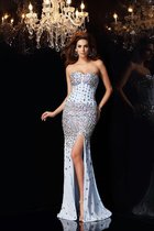 Robe de soirée de traîne courte avec sans manches de col en cœur de sirène en chiffon