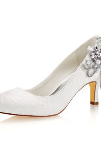 Chaussures de mariage eté dramatique romantique classique