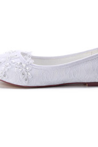 Chaussures de mariage charmante automne hiver tendance plates éternel