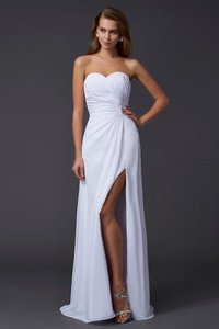 Robe de soirée longue manche nulle avec chiffon avec zip gaine