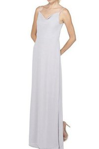 Robe demoiselle d'honneur derniere tendance en chiffon collant a-ligne jusqu'au sol
