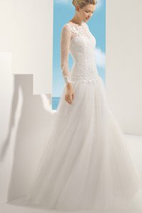 Robe de mariée luxueux femme branché ligne a balancement en tout plein air