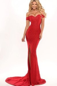 Robe de soirée sexy collant fendu latérale manche nulle col en forme de cœur