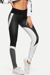 Legging moulant angélique color-block