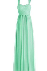 Robe demoiselle d'honneur naturel avec chiffon fermeutre eclair de col en cœur ruché