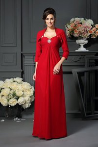 Robe mère de mariée longue avec zip de princesse longueur au ras du sol a-ligne