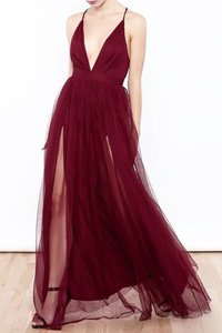 Robe de bal de princesse a-ligne attrayant longueur au ras du sol en tulle