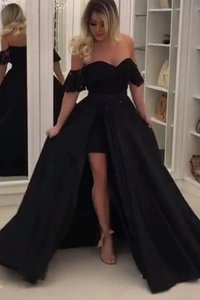 Robe de soirée en satin epaule nue à la mode de mode de bal naturel