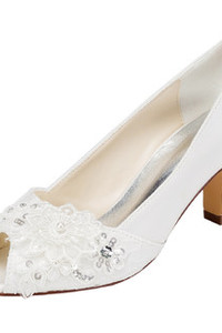 Chaussures de mariage charmante hiver taille réelle du talon 2.36 pouce (6cm)