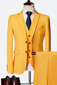 Terno masculino 3 pièces costumes jeunes hommes blazers costume ensembles