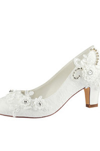 Chaussures de mariage automne moderne taille réelle du talon 2.56 pouce (6.5cm)