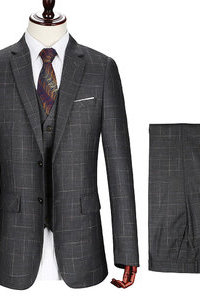 Hommes smart top qualité décontracté slim fit mâle