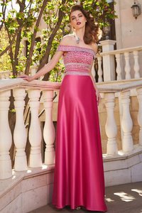 Robe de bal naturel de princesse 2 pice manche nulle avec zip