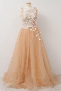 Robe de bal sage plissage noeud de col bateau avec sans manches