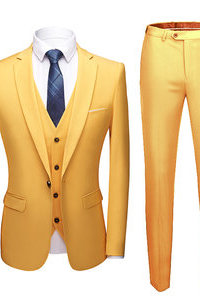 Ensemble costumes décontracté business porter groomsman