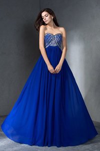 Robe de soirée longue avec zip avec perle de princesse ligne a