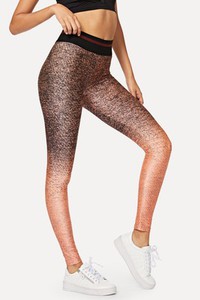 Legging moulant étourdissant dégradé