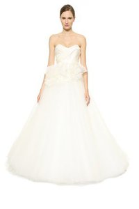Robe de mariée fermeutre eclair manche nulle sans dos avec ruban de lotus