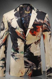 Mode slim fit deux boutons blazer jaqueta masculina