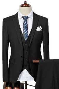 Mode hommes blazers robe de mariée costume d'affaires costumes trois pièces