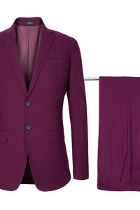 De mariage costumes rouge deux boutons tuxedos hommes nouveaux