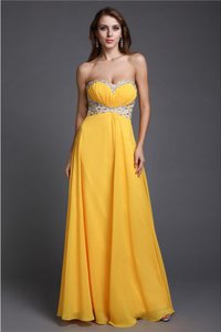 Robe de bal naturel avec chiffon de princesse longueur au ras du sol ligne a