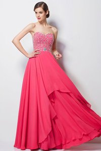 Robe de bal longue de princesse col en forme de cœur avec chiffon manche nulle