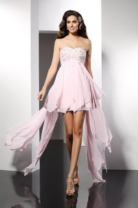 Robe de cocktail appliques de princesse asymétrique avec sans manches fermeutre eclair